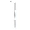 Spatule ébauchoir pour plâtre et sculpture en inox