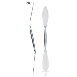 Spatule ébauchoir pour plâtre et sculpture en inox