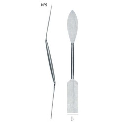 Spatule ébauchoir pour plâtre et sculpture en inox