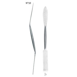 Spatule ébauchoir pour plâtre et sculpture en inox