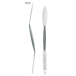 Spatule ébauchoir pour plâtre et sculpture en inox