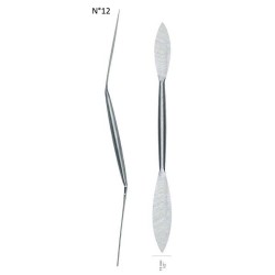 Spatule ébauchoir pour plâtre et sculpture en inox