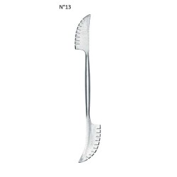 Spatule ébauchoir pour plâtre et sculpture en inox