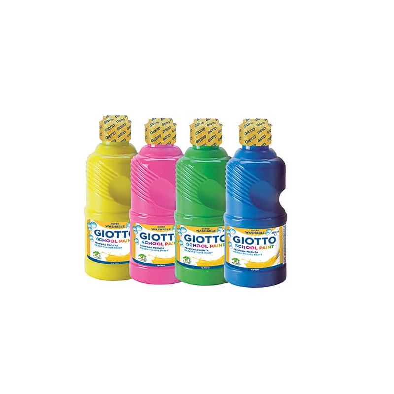 Gouache scolaire ultra-lavable Giotto, flacon 250ml