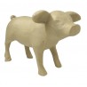 Bébé cochon en papier mâché