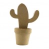 Cactus Mexicain en papier maché - 80x135x190 mm