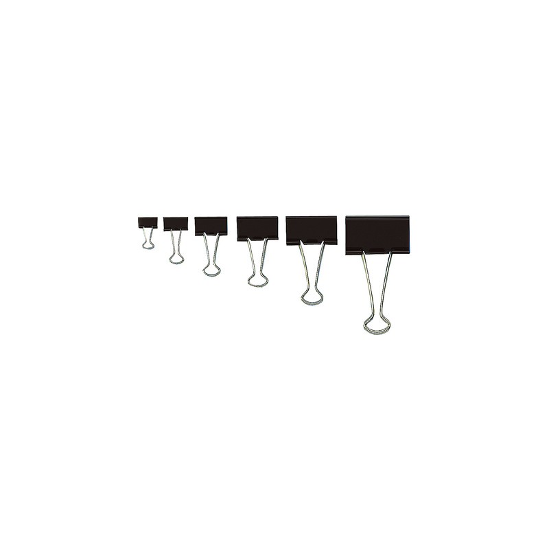 Pince à double clip en métal en sachet