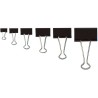 Pince à double clip en métal en sachet