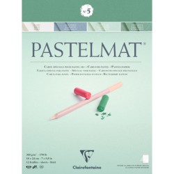 Bloc papier Pastelmat 360g/m², assortiment n°5