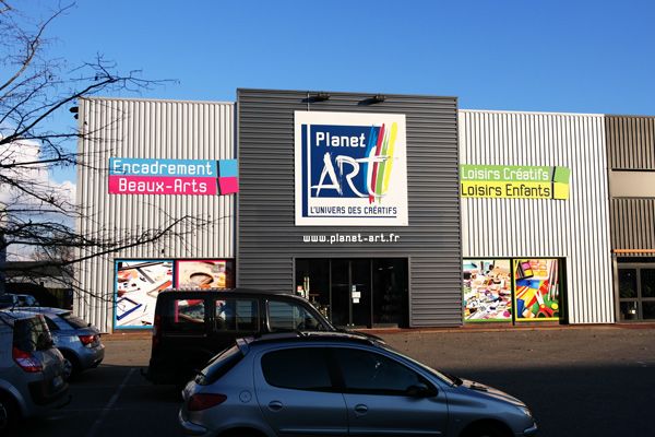 Planet'Art, magasin spécialisé dans la vente d'article beaux-arts, loisirs créatifs et encadrement